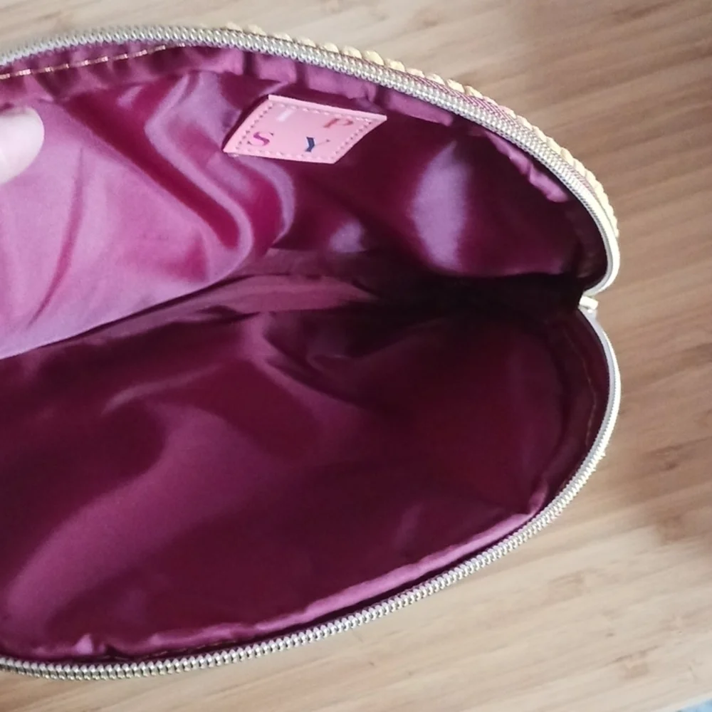 Ipsy  Courderoy Fabric Cosmetic Bag